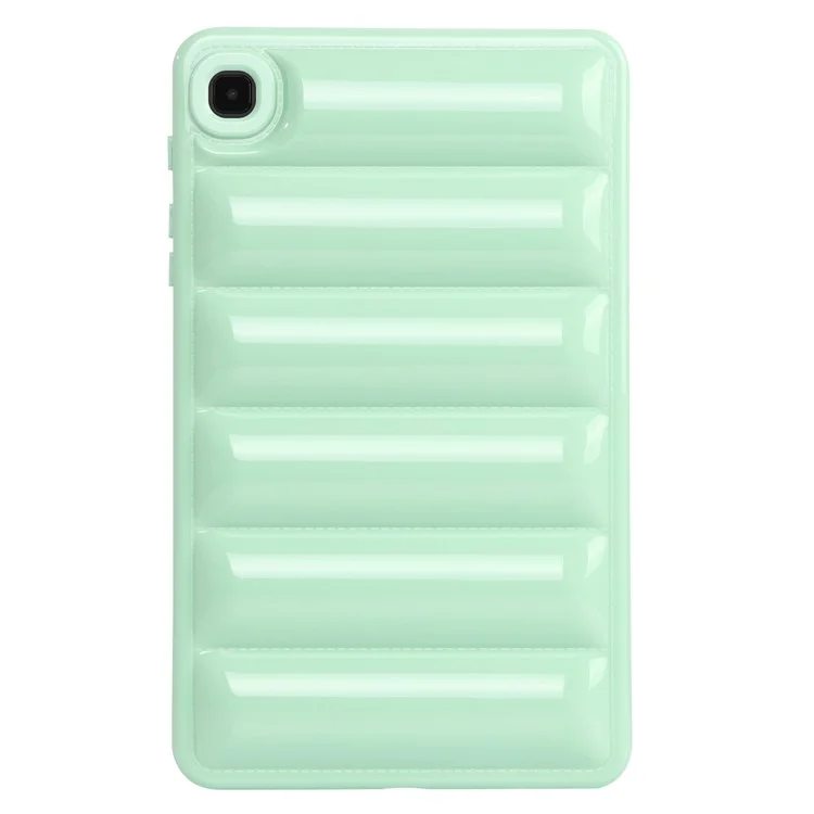 Pour Samsung Galaxy Tab A7 Lite 8.7 pouces T225 / T220 Étui de protection anti-rayures pour tablette en forme de veste doudoune en TPU - Vert