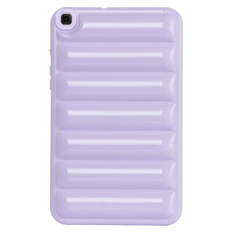 Pour Samsung Galaxy Tab A 8.0 (2019) SM-T290 (Wi-Fi) / SM-T295 (LTE) Étui Tablette TPU Texture Veste Matelassée - Violet