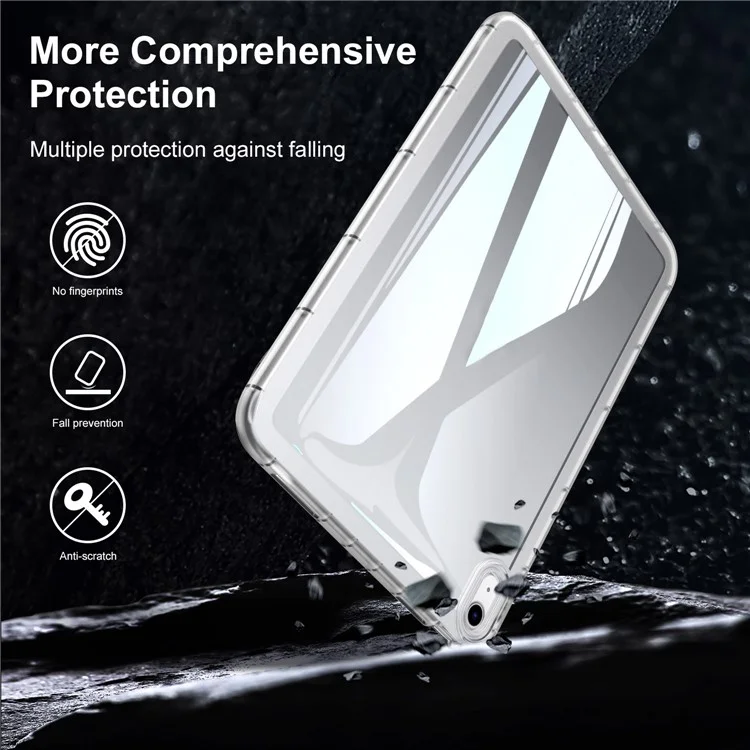 Protective Tablet Case for iPad mini (2024) / mini (2021) Anti-Scratch Clear TPU Cover - Grey