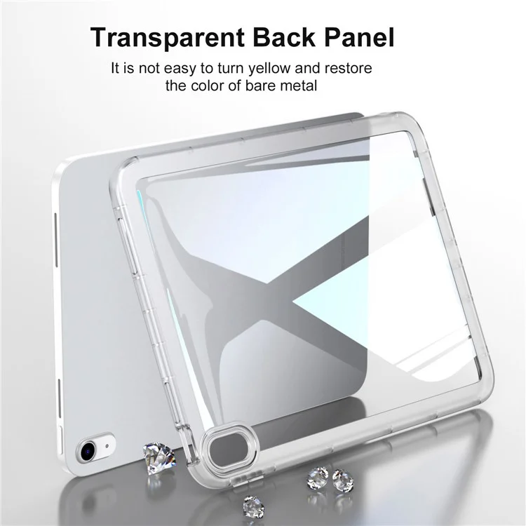 Protective Tablet Case for iPad mini (2024) / mini (2021) Anti-Scratch Clear TPU Cover - Grey