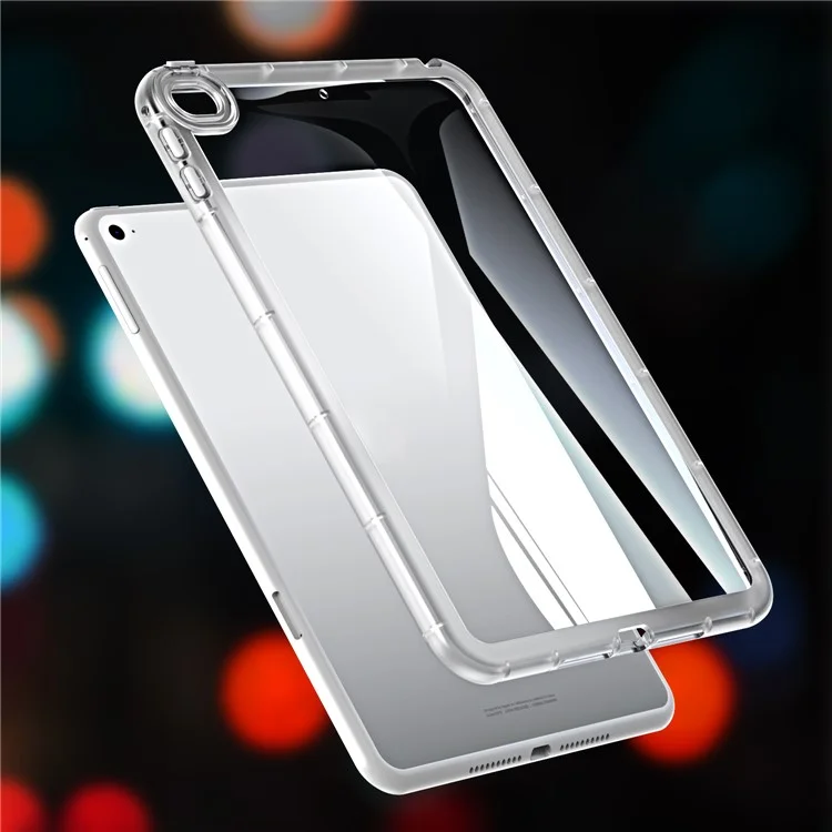 For iPad mini 4 / mini (2019) 7.9 inch TPU Tablet Case Transparent Protective Cover - Transparent