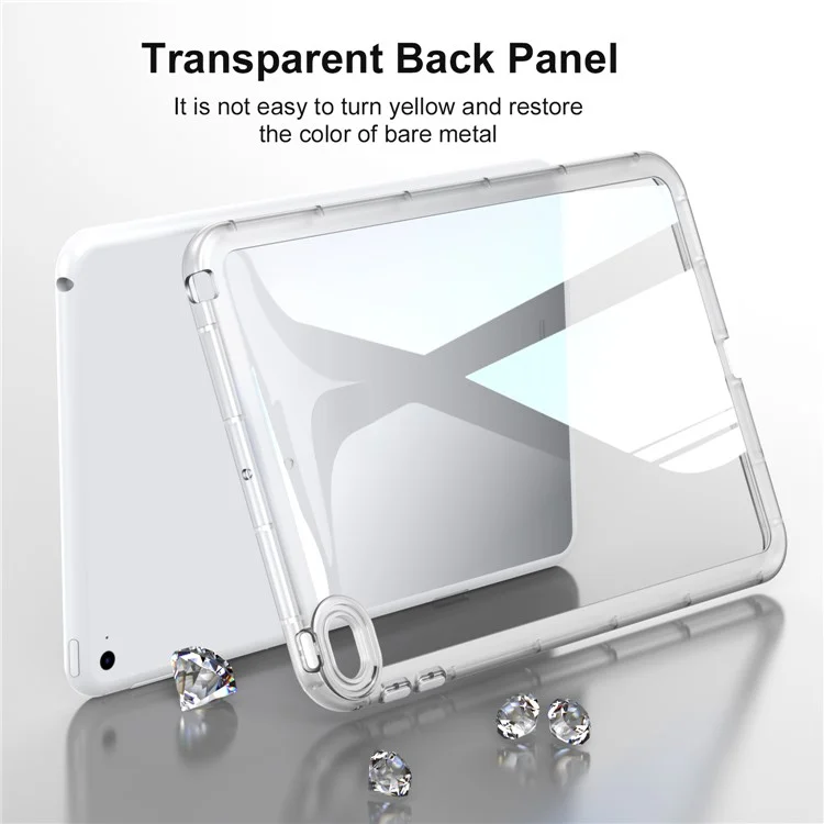 Para iPad mini 4 / Mini (2019) Acrílico de 7.9 Pulgadas+tpu Tableta Case de Tableta Transparente - Transparente