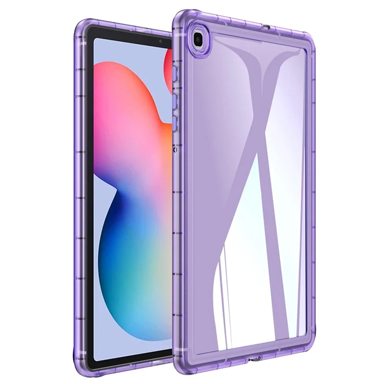 For Samsung Galaxy Tab S6 Lite (2024) / S6 Lite (2022) / S6 Lite (2020) SM-P610 P615 Transparent Tablet Case TPU Tablet Cover - Light Purple