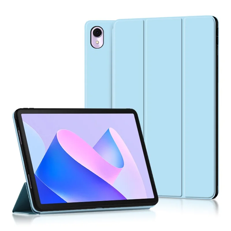 Tablet Case for Huawei MatePad 11 (2023) PU Leather TPU Trifold Stand Cover Protective Tablet Case - Blue