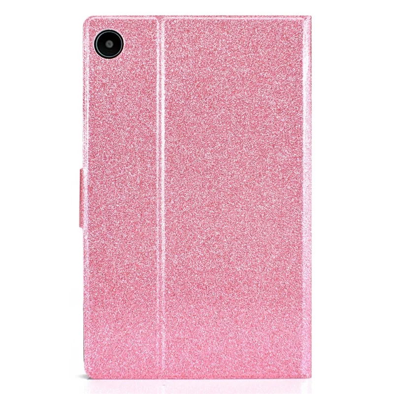 For Huawei MatePad SE 10.4-inch Shockproof Case Anti-Scratch Glittery Leather Cover Tablet Shell - Pink