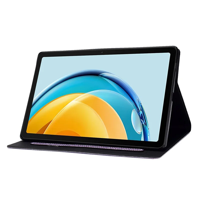 Чехол для Huawei MatePad SE 10,4 дюйма, противоударный, устойчивый к царапинам, с блестящей кожаной отделкой, чехол для планшета - фиолетовый
