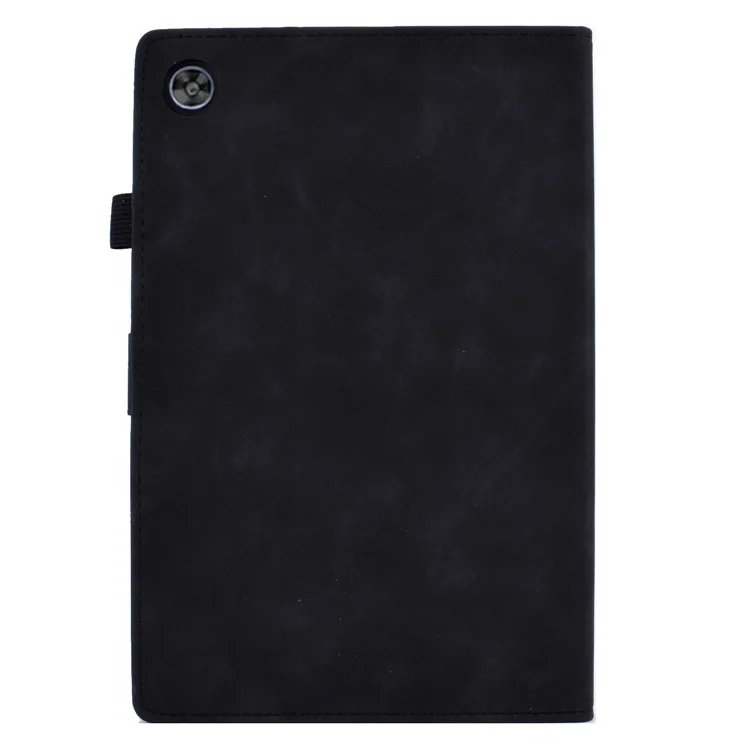 Para o Huawei MatePad SE de 10,4 polegadas Protetor Caso Torre de Ferro Impresso Capa de Couro PU Flip Stand com Suporte para Cartão - Preto