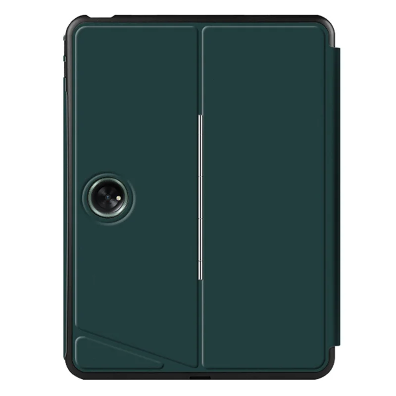 Voor Oppo Pad 2 Leren Hoes + Bluetooth-compatibele Toetsenbord met Verlicht Trackpad - Groen