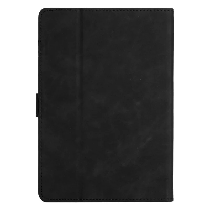 Hülle aus TPU und Kunstleder mit Kartenfach und aufgedrucktem Muster für Amazon Kindle 11. Generation (2022), Tablet-Hülle - Schwarz