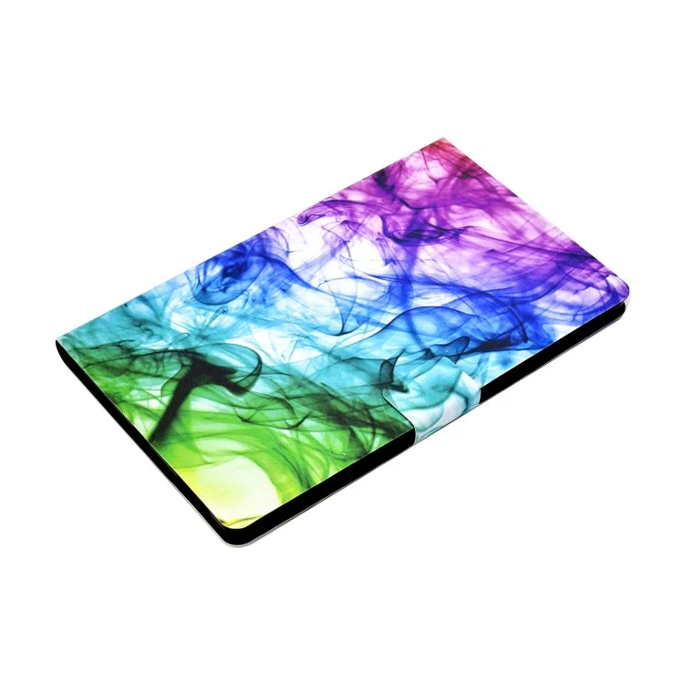 Для Lenovo Tab M9 TB-310FU A3 Чехол-подставка с принтом, кожа PU, слот для карт - Дымчатый
