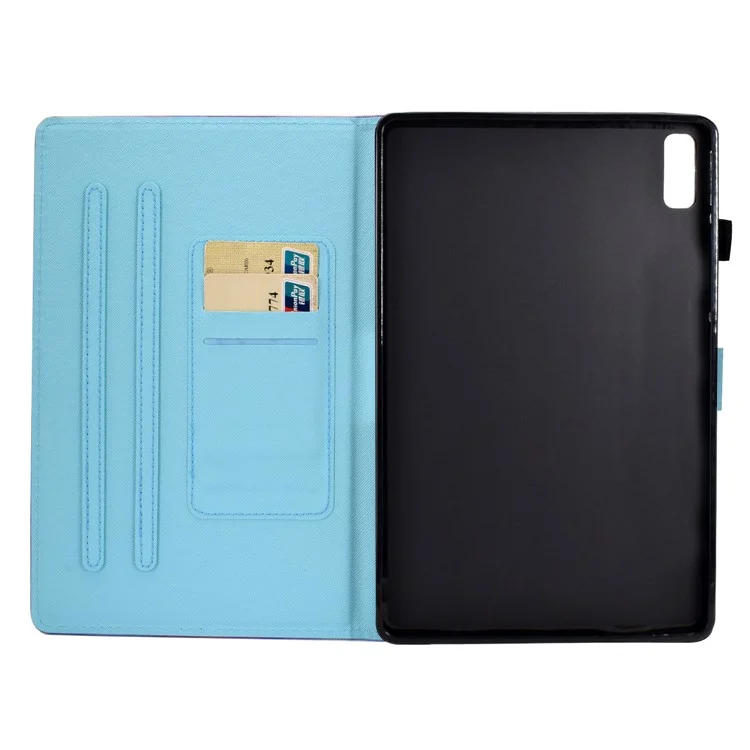 Pour Lenovo Tab P11 Gen 2 TB-350 Étui de protection en cuir PU avec motif A2, support de tablette avec porte-carte - Cheval