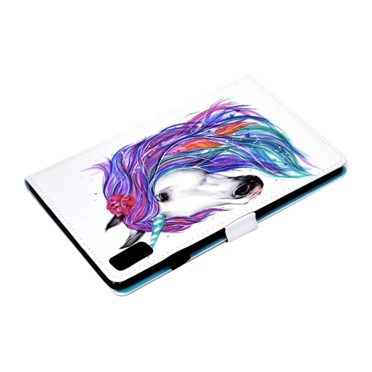 Pour Lenovo Tab P11 Gen 2 TB-350 Étui de protection en cuir PU avec motif A2, support de tablette avec porte-carte - Cheval