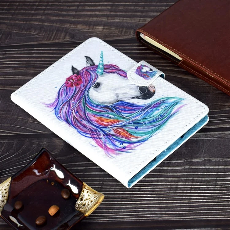 Pour Lenovo Tab P11 Gen 2 TB-350 Étui de protection en cuir PU avec motif A2, support de tablette avec porte-carte - Cheval