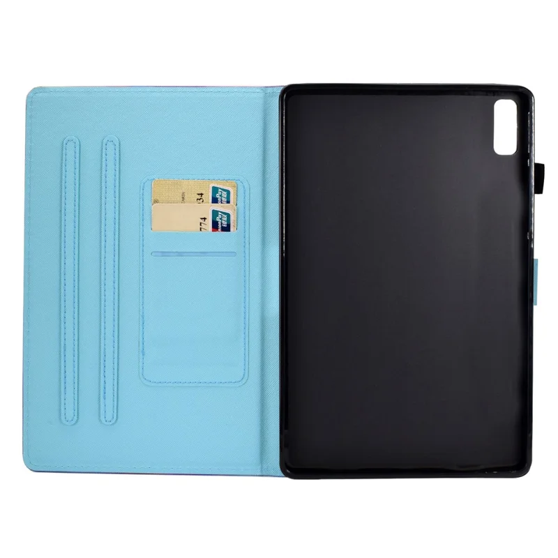 For Lenovo Tab P11 Gen 2 TB-350 PU Leather Protective Case A2 Pattern Printing Stand Tablet Cover with Card Holder - Equations