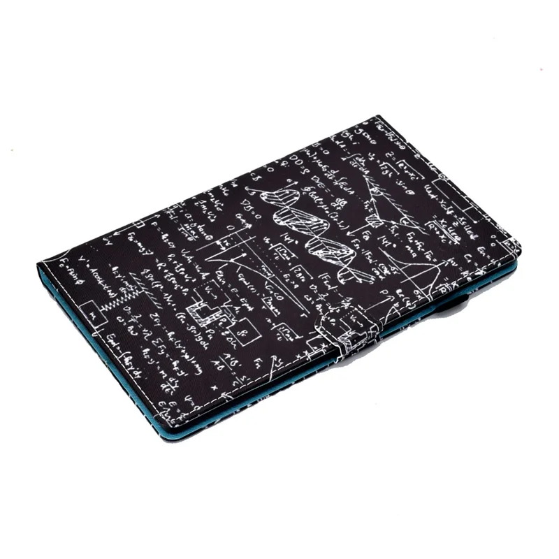 For Lenovo Tab P11 Gen 2 TB-350 PU Leather Protective Case A2 Pattern Printing Stand Tablet Cover with Card Holder - Equations