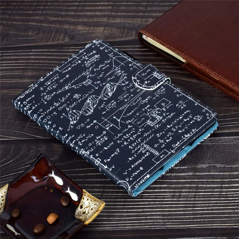 For Lenovo Tab P11 Gen 2 TB-350 PU Leather Protective Case A2 Pattern Printing Stand Tablet Cover with Card Holder - Equations