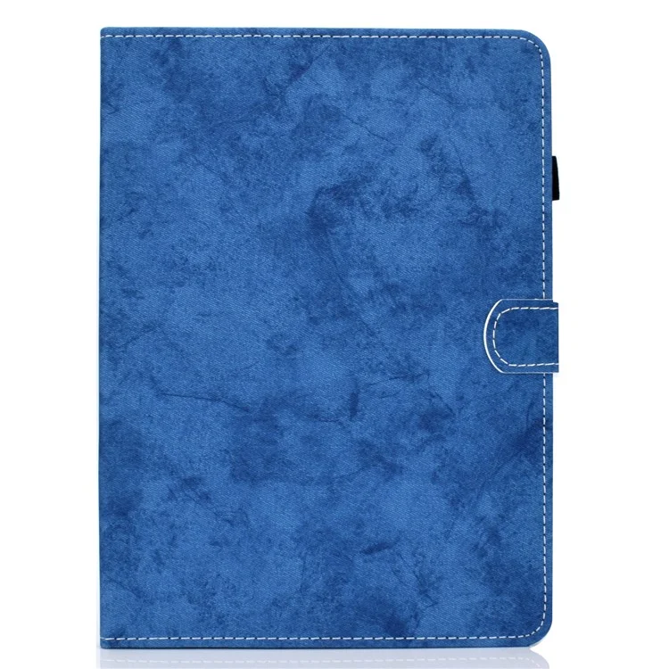 Pour Lenovo Tab P11 Gen 2 TB-350 Étui de Tablette Antichoc en Cuir PU A6 Texture Cloth Stand Card Slots Cover - Bleu