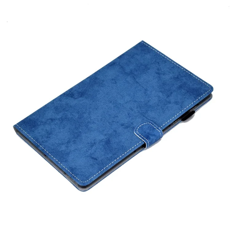 Pour Lenovo Tab P11 Gen 2 TB-350 Étui de Tablette Antichoc en Cuir PU A6 Texture Cloth Stand Card Slots Cover - Bleu