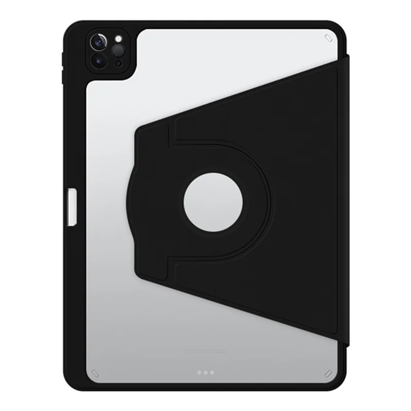 Para iPad Air (2020) / (2022) / iPad Pro 11 polegadas (2020) / (2021) / (2022) Capa de Couro PU Rotativa Suporte Tablet Case com Slot para Caneta - Preto