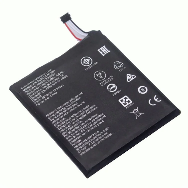 Per Cat S61 3.7V 4530mah Parte di Assemblaggio Della Batteria Agli Ioni di Litili Ricaricabili (encode: APP00262) (senza Logo)