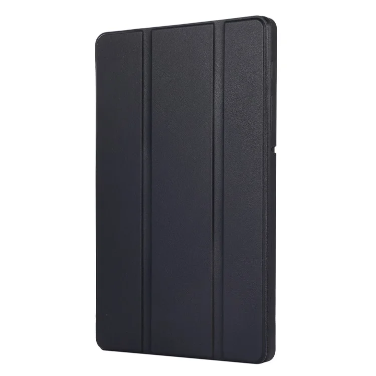 Per Samsung Galaxy Tab A7 Lite 8.7 pollici PU Pelle Tri-Fold Stand Case Colore Solido Custodia per Tablet con Slot per Penna - Blu
