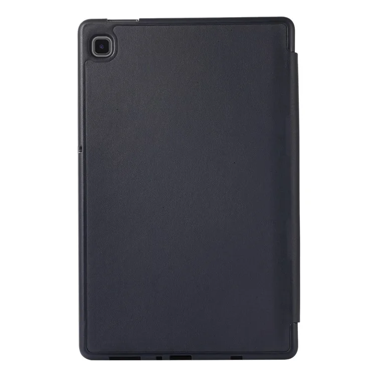 Per Samsung Galaxy Tab A7 Lite 8.7 pollici PU Pelle Tri-Fold Stand Case Colore Solido Custodia per Tablet con Slot per Penna - Blu