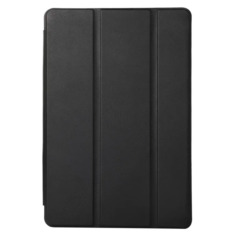 Leather Tablet Case for Samsung Galaxy Tab S6 Lite (2024) / S6 Lite (2022) / S6 Lite (2020) SM-P610 P615 Solid Color Stand Cover - Black