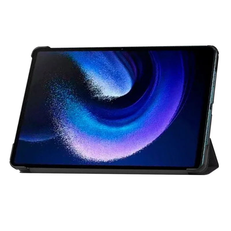 For Xiaomi Pad 6 / Pad 6 Pro PU Leather Trifold Stand Tablet Case Pattern Printing Auto Wake / Sleep Cover - Don't Touch Me