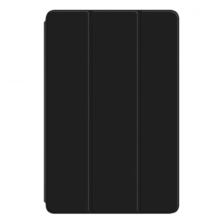 Funda de tableta a prueba de golpes para Xiaomi Pad 6 de piel de PU + soporte plegable de TPU protector de tableta - Negro