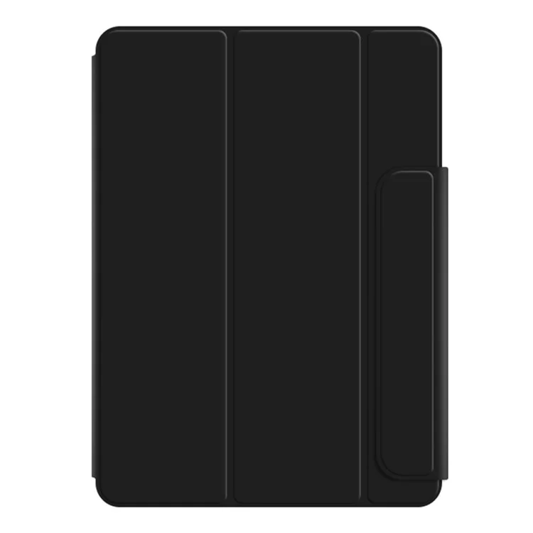 Para Xiaomi Pad 6 Magnetic PU Leather Tablet Case Tri-fold Protective Stand Cover - Preto