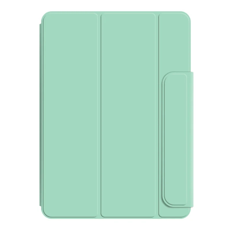 For Xiaomi Pad 6 Magnetic PU Leather Tablet Case Tri-fold Protective Stand Cover - Light Green