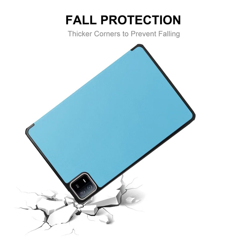 ENKAY HAT PRINCE Para Xiaomi Pad 6 / Pad 6 Pro Funda de Tableta de Cuero + PC Plegable con Función Automática de Encendido/Apagado - Negro