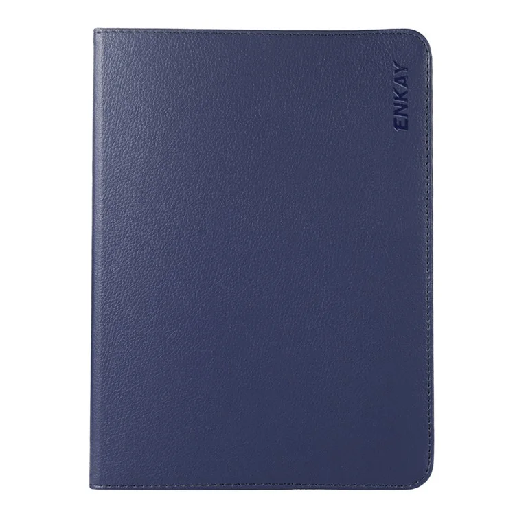 ENKAY HAT PRINCE Para Oppo Pad 2 / OnePlus Pad Capa de Tablet em Couro+PC com Suporte Giratório de 360 Graus e Função de Suspensão/Ativação Automática - Azul Escuro