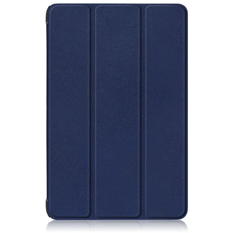 Pour Xiaomi Pad 6 Etui Tablette à Support Triptyque Magnétique Intelligent en Cuir PU Folio - Bleu Foncé