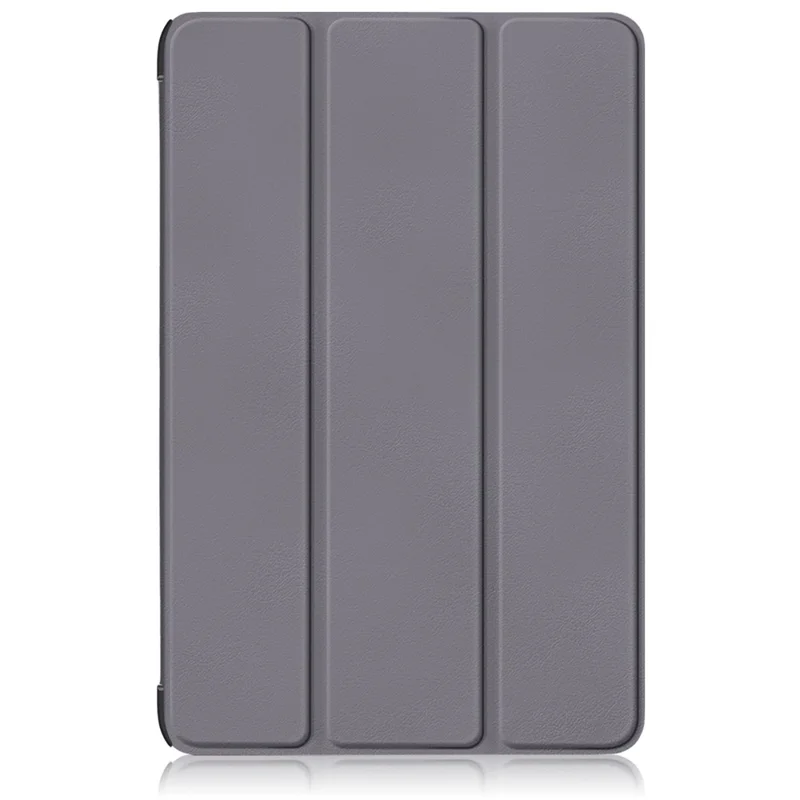 For Xiaomi Pad 6 Tri-fold Stand Tablet Case Magnetic Smart PU Leather Folio Cover - Grey