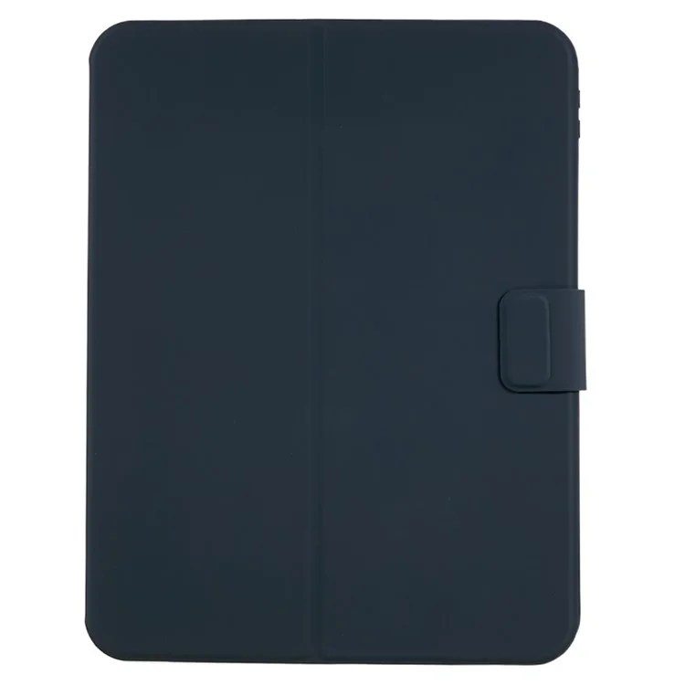 For iPad (2025) / 10.9 (2022) PU Leather Tablet Case Stand Magnetic Clasp Tablet Cover - Black