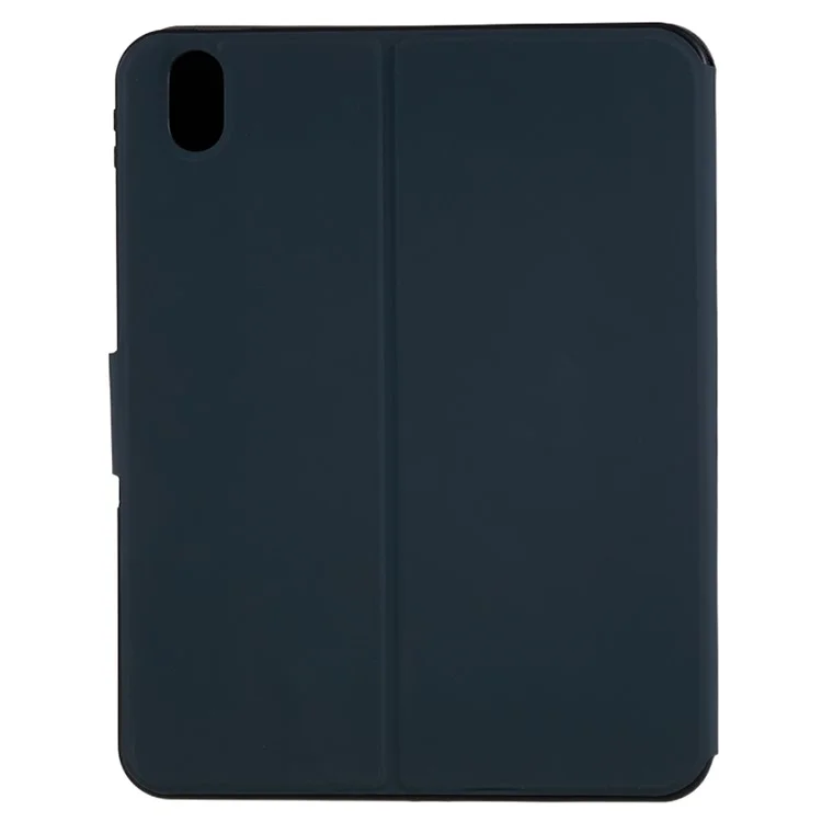 For iPad (2025) / 10.9 (2022) PU Leather Tablet Case Stand Magnetic Clasp Tablet Cover - Black