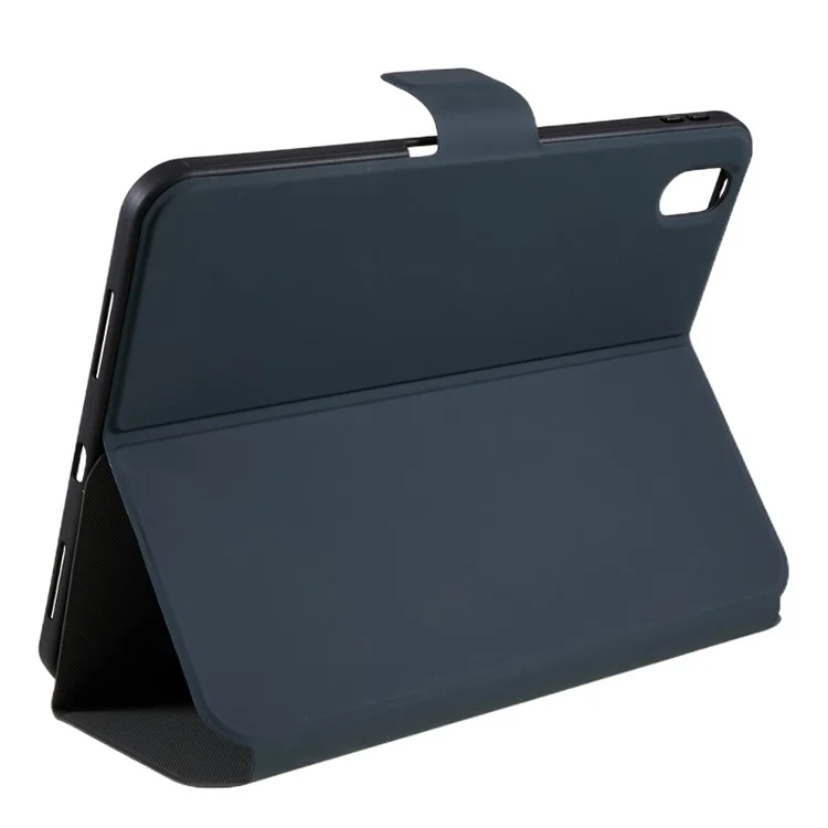 For iPad (2025) / 10.9 (2022) PU Leather Tablet Case Stand Magnetic Clasp Tablet Cover - Black