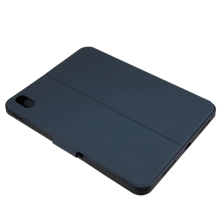 For iPad (2025) / 10.9 (2022) PU Leather Tablet Case Stand Magnetic Clasp Tablet Cover - Black