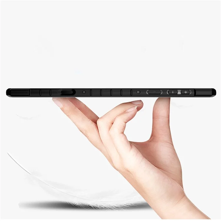 Per Lenovo Legion Y700 TPU Tablet Case Anti-slip Textured Tablet Back Protector Cover - Nero