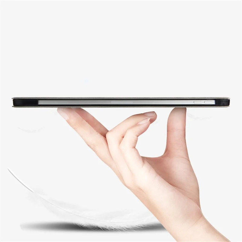 For iPad Pro 11 (2020) / (2021) / (2022) Stand Tablet Case PU Leather Anti-drop Tablet Cover - Grey