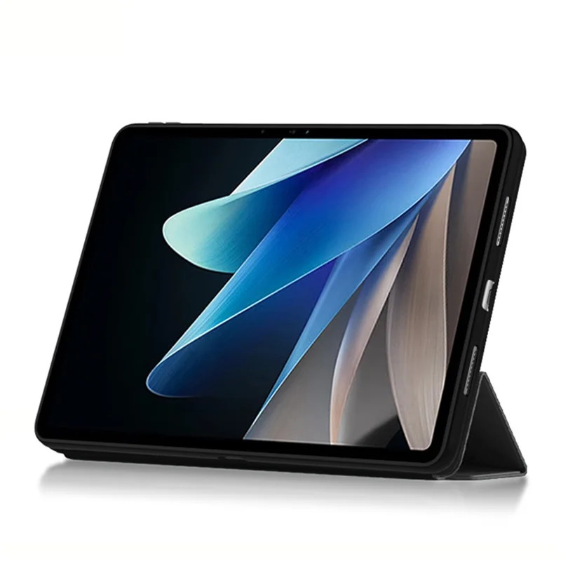 Trifold Stand Tablet Case for vivo Pad2 , PU Leather + TPU Full Protection Tablet Cover - Black