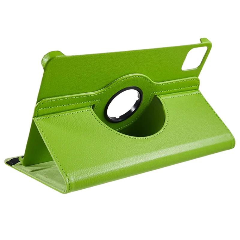 Para Xiaomi Pad 6 / 6 Pro Protective Case PU Leather Tablet Case 360-Degree Rotating Stand Cover - Verde