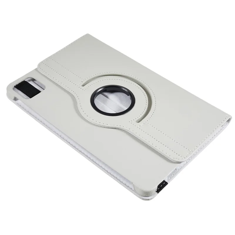 Para Xiaomi Pad 6 / 6 Pro Capa Protetora Caso de Couro PU Capa de Tablet 360 Graus Rotativa Stand - Branco