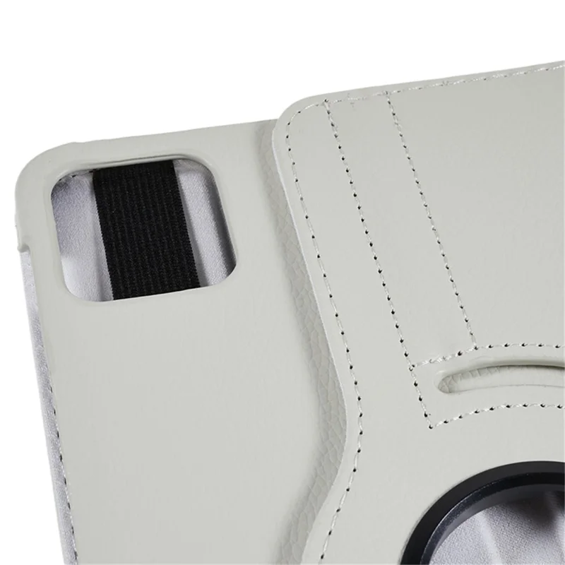 Para Xiaomi Pad 6 / 6 Pro Capa Protetora Caso de Couro PU Capa de Tablet 360 Graus Rotativa Stand - Branco