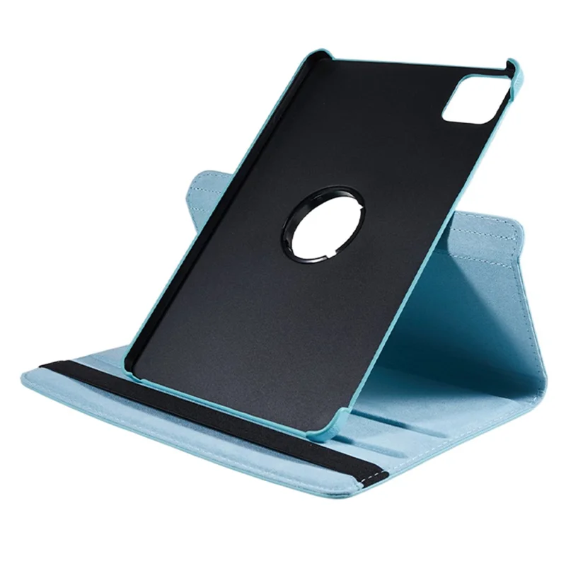 Pour Xiaomi Pad 6 / 6 Pro Étui de protection en cuir PU Étui de tablette Couvercle pivotant à 360 degrés - Bleu bébé