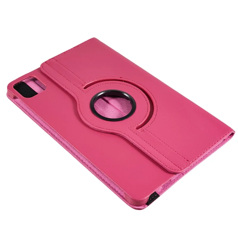 Per Xiaomi Pad 6 / 6 Pro Custodia Protettiva Custodia in Pelle PU Custodia per Tablet 360 Gradi Rotante in Piedi - Rosa