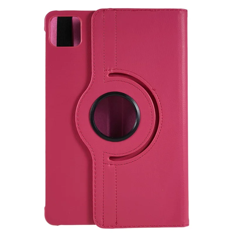 Per Xiaomi Pad 6 / 6 Pro Custodia Protettiva Custodia in Pelle PU Custodia per Tablet 360 Gradi Rotante in Piedi - Rosa