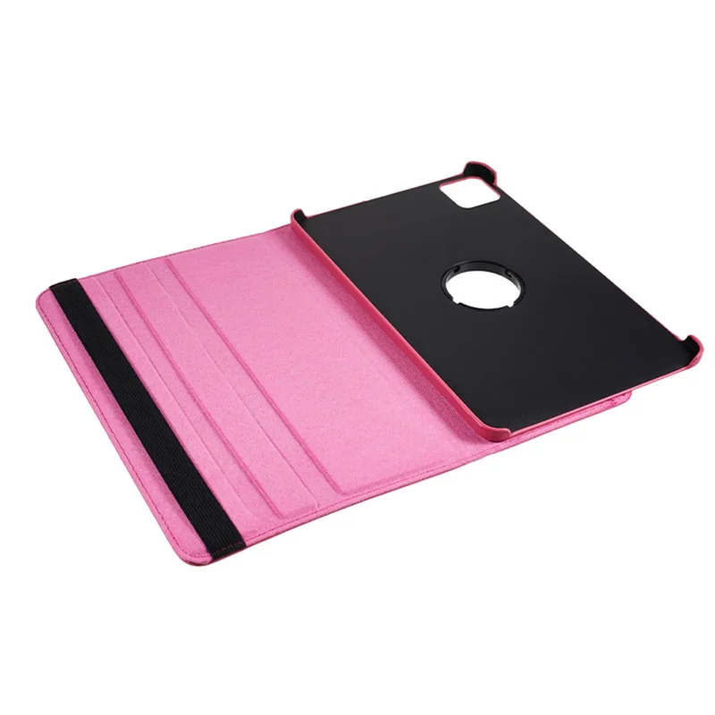 Per Xiaomi Pad 6 / 6 Pro Custodia Protettiva Custodia in Pelle PU Custodia per Tablet 360 Gradi Rotante in Piedi - Rosa