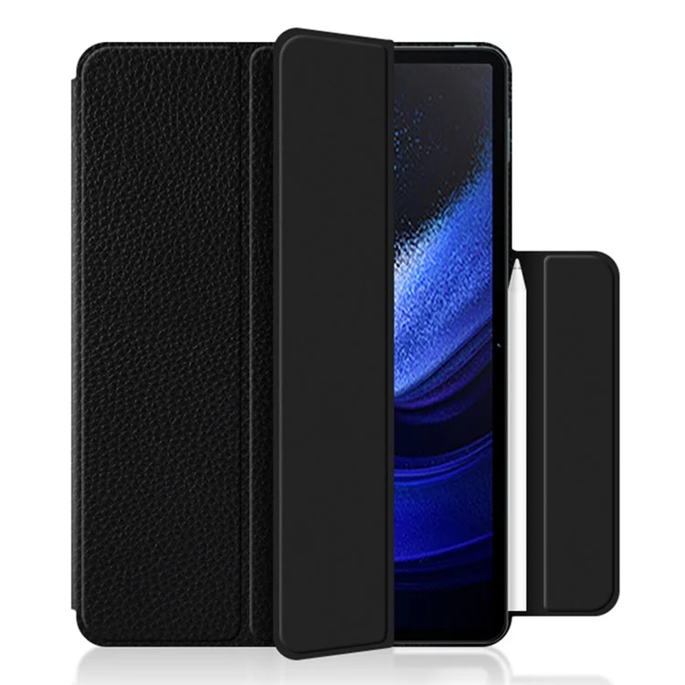 For Xiaomi Pad 6 Magnetic Protective Case Anti-Scratch PU Leather Tablet Cover with Stand